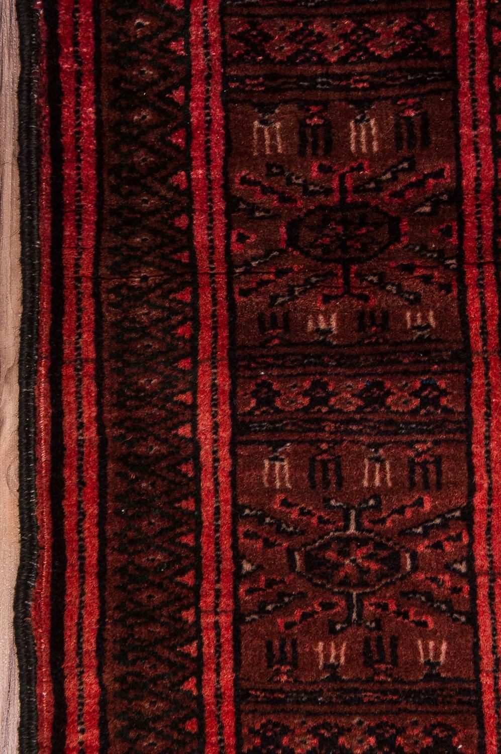 Turkaman-matta - 142 x 92 cm - mörkblå