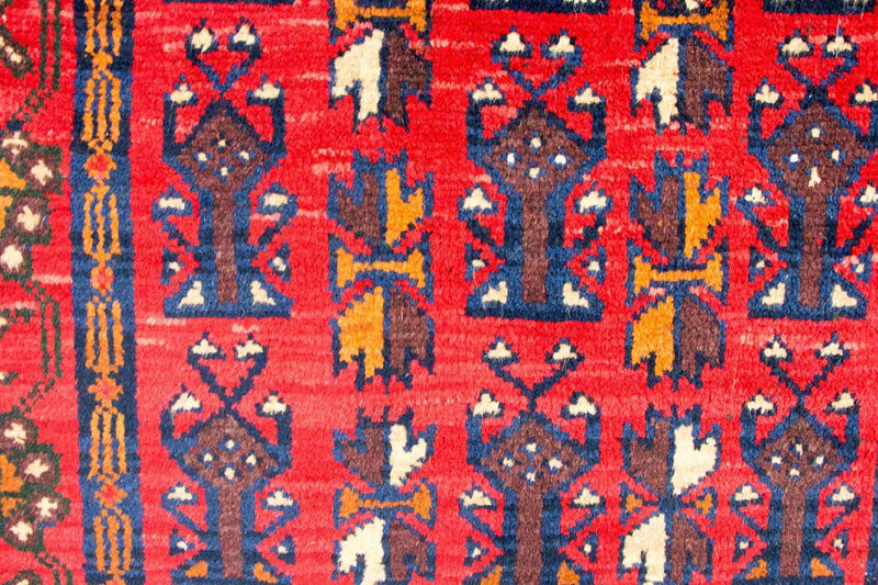 Baluch-matta - 130 x 74 cm - röd