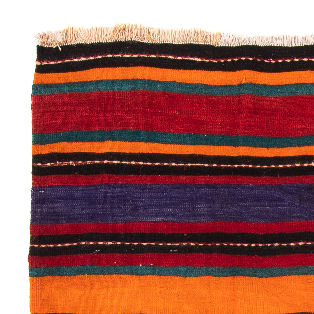 Kelim-matta - gammal - 170 x 165 cm - flerfärgad