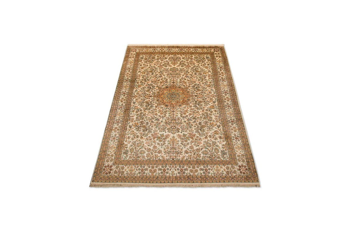 Sidenmatta - Kashmir Silk - 295 x 173 cm - beige