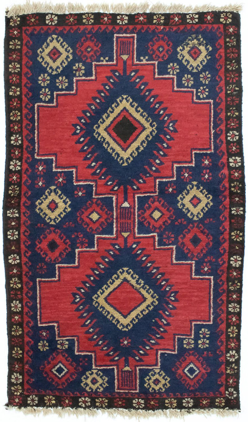 Baluch-matta - 128 x 81 cm - röd