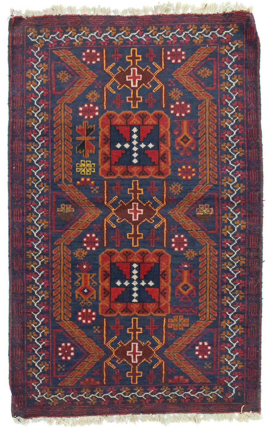 Baluch-matta - 138 x 84 cm - blå