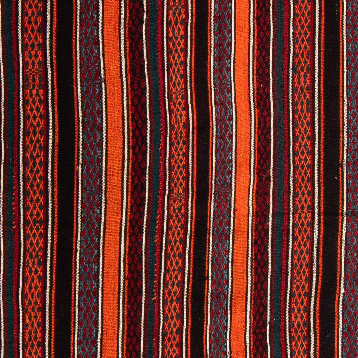 Kelim-matta - gammal - 220 x 155 cm - flerfärgad