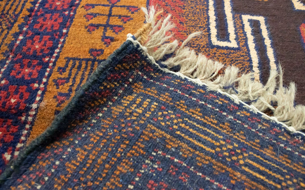 Baluch-matta - 143 x 82 cm - flerfärgad