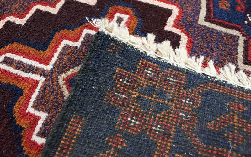 Baluch-matta - 134 x 79 cm - blå