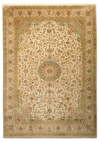 Sidenmatta - Kashmir Silk - 314 x 213 cm - beige