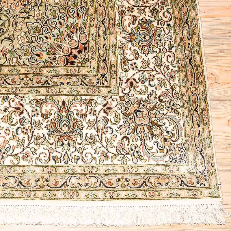 Sidenmatta - Kashmir Silk - 314 x 213 cm - beige