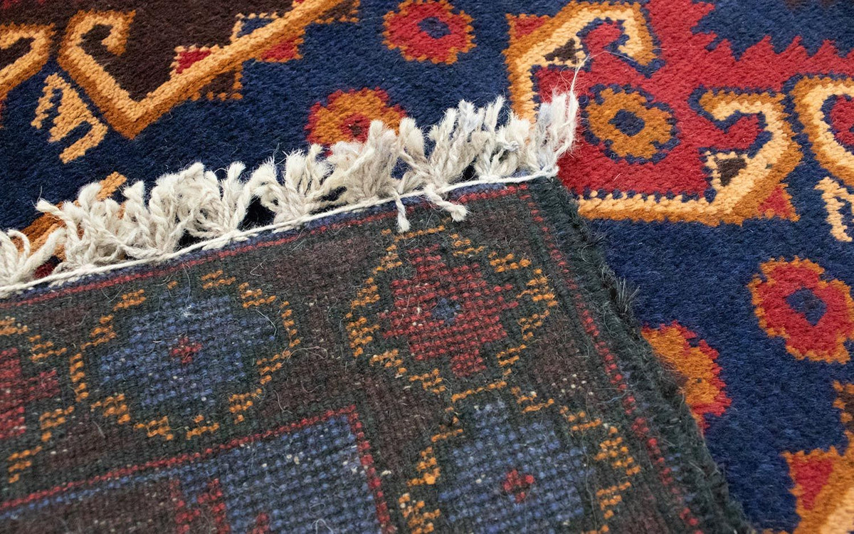 Baluch-matta - 130 x 74 cm - blå