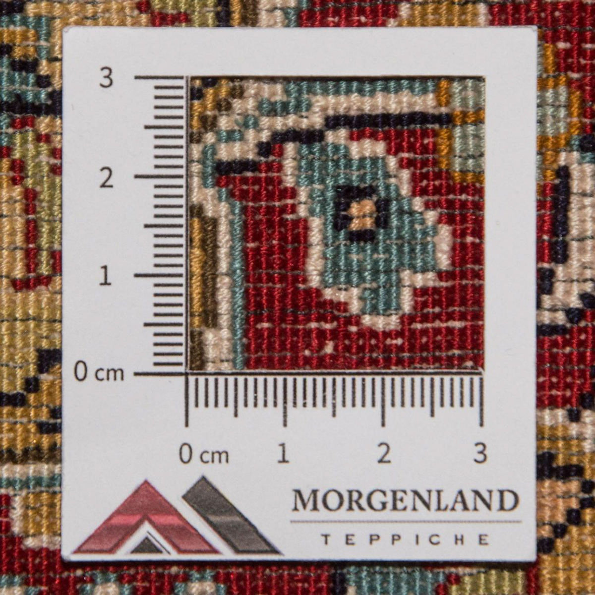 Sidenmatta - Kashmir Silk - 216 x 153 cm - röd