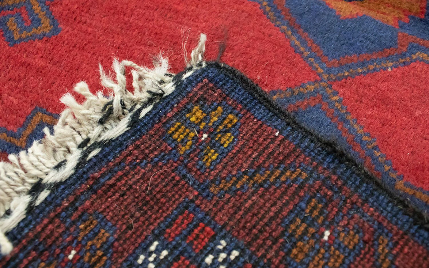 Baluch-matta - 152 x 85 cm - röd