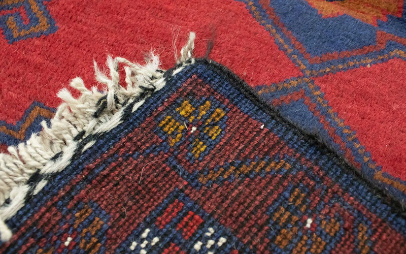 Baluch-matta - 152 x 85 cm - röd