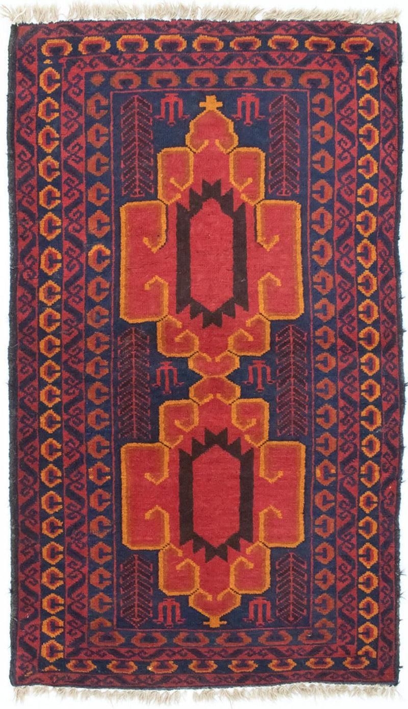 Baluch-matta - 138 x 78 cm - blå