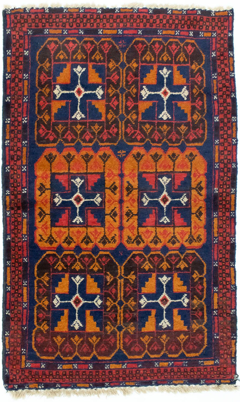 Baluch-matta - 120 x 73 cm - blå