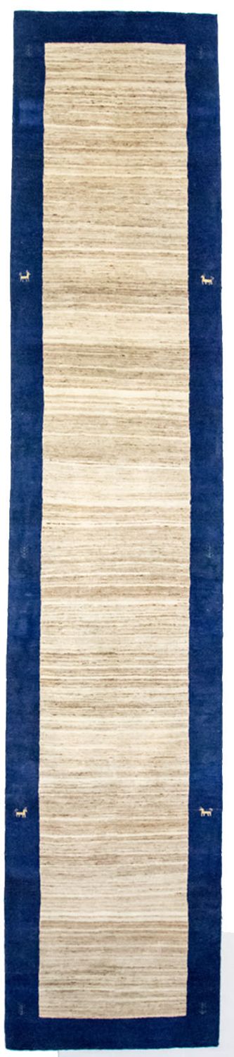 Runner Gabbeh-matta - Loribaft Persian - 440 x 90 cm - natur