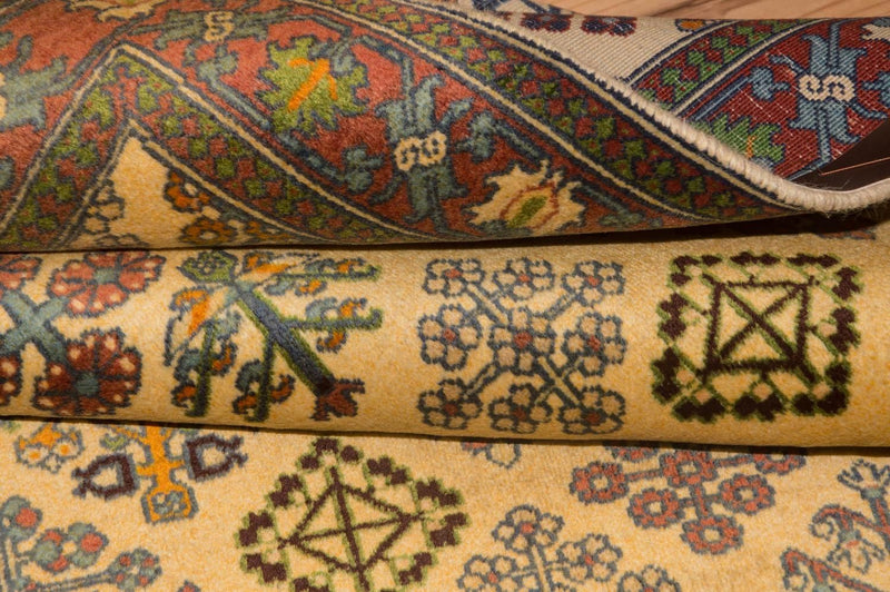 Turkaman-matta - 157 x 100 cm - guld