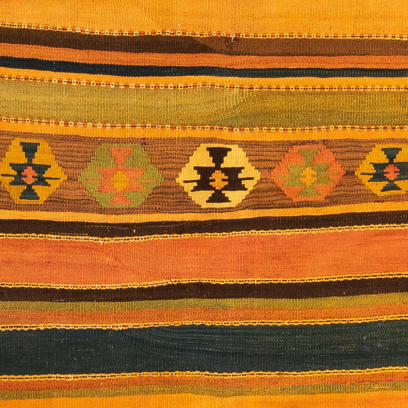 Runner Kelim-matta - gammal - 355 x 160 cm - flerfärgad