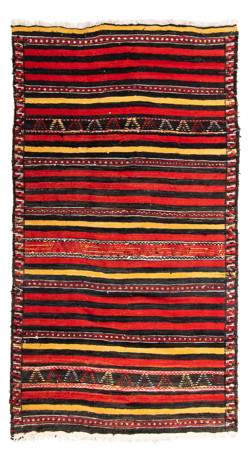 Kelim-matta - gammal - 245 x 135 cm - flerfärgad