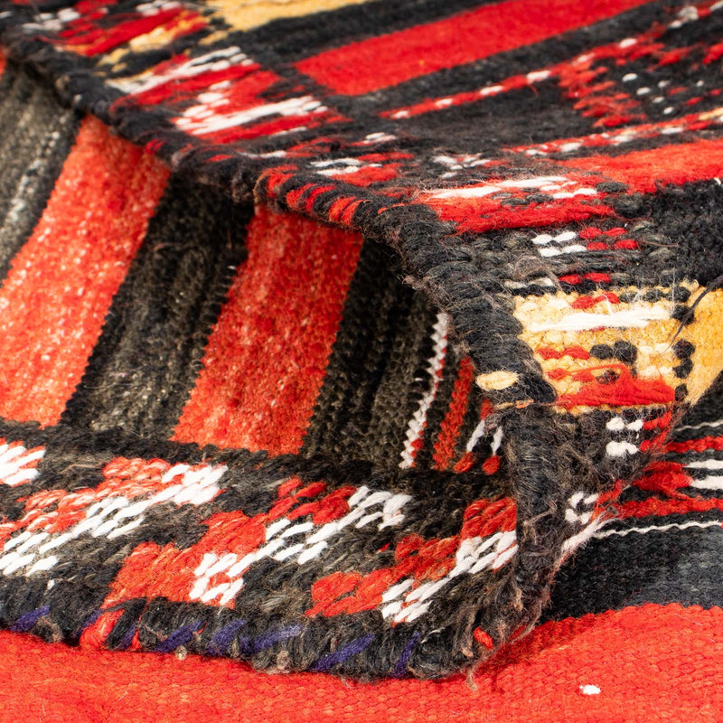 Kelim-matta - gammal - 245 x 135 cm - flerfärgad