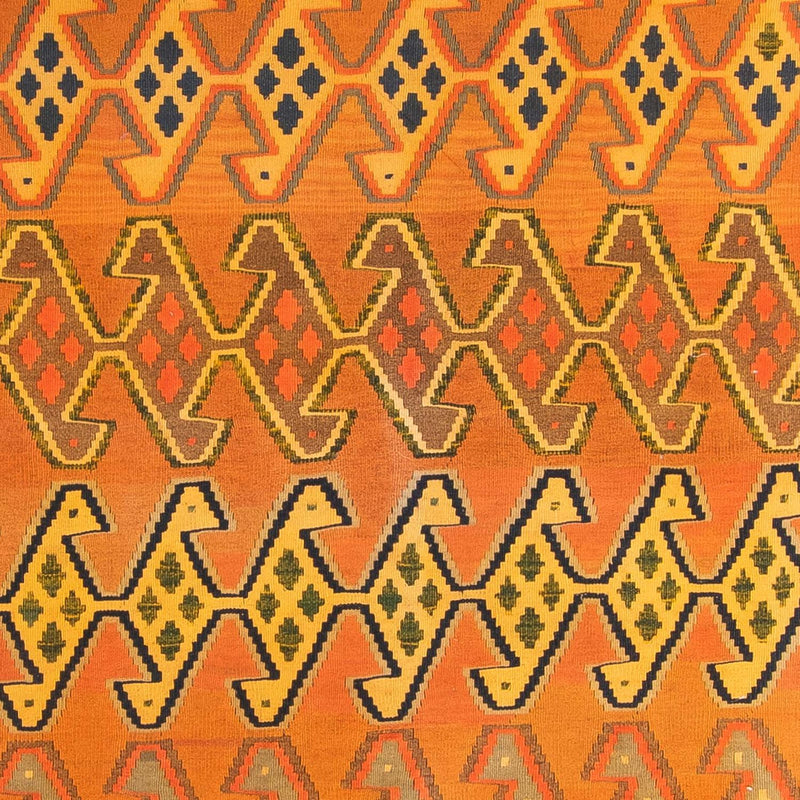 Kelim-matta - gammal - 250 x 180 cm - flerfärgad