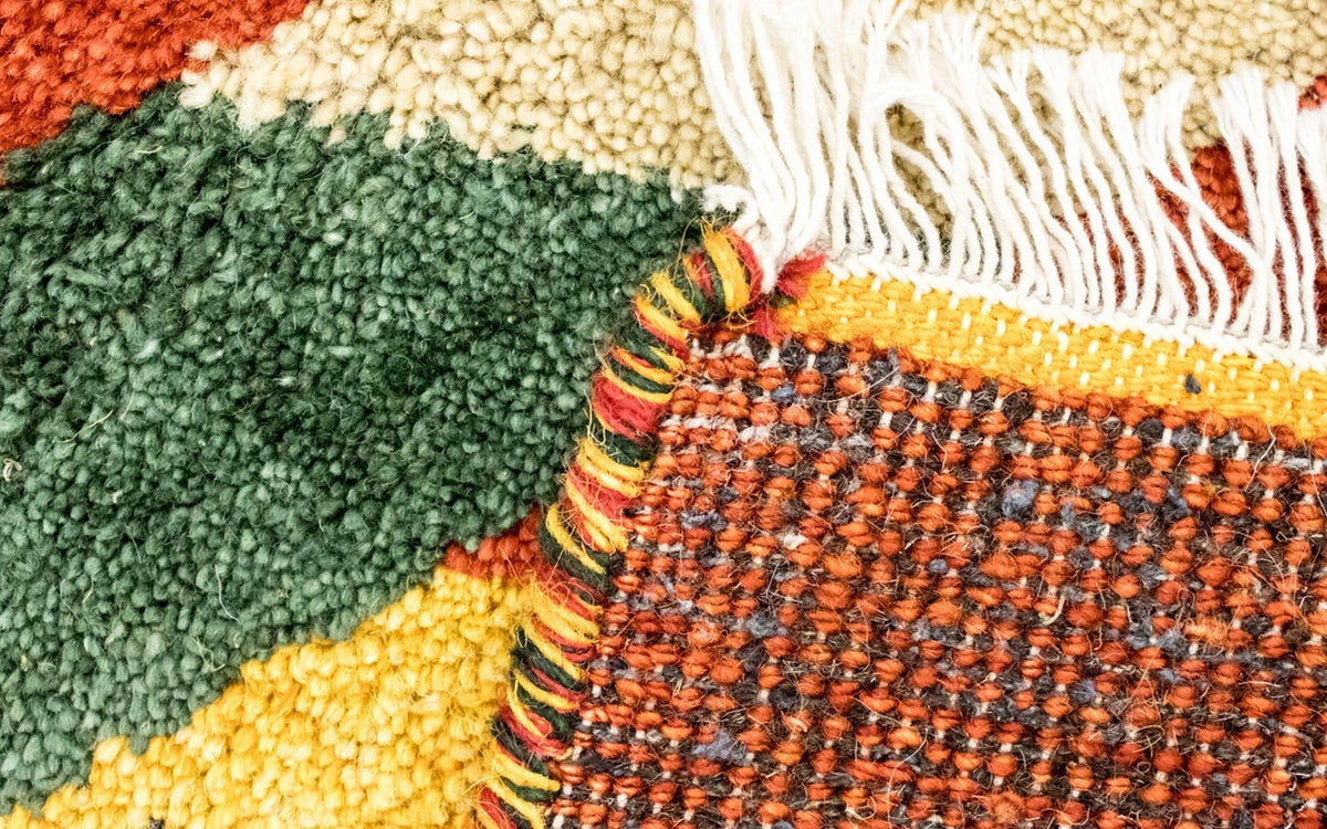 Gabbeh-matta - Indus - 90 x 60 cm - färgad