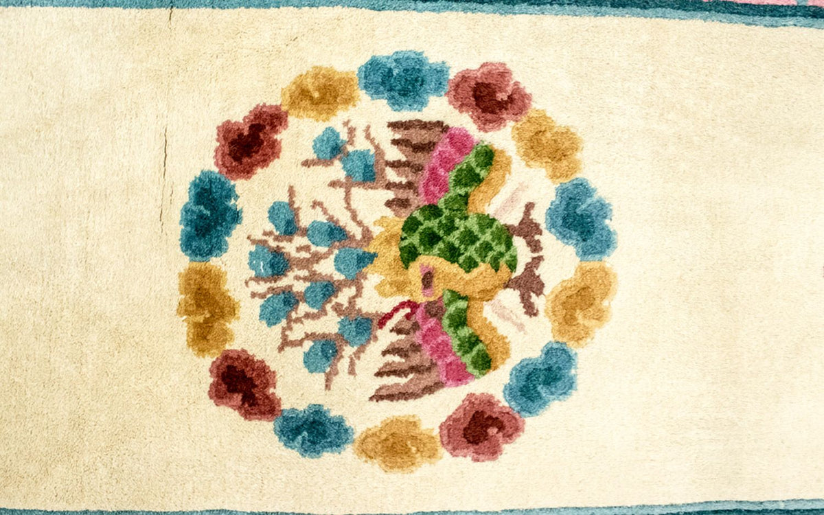 Runner Kina matta - 338 x 70 cm - beige