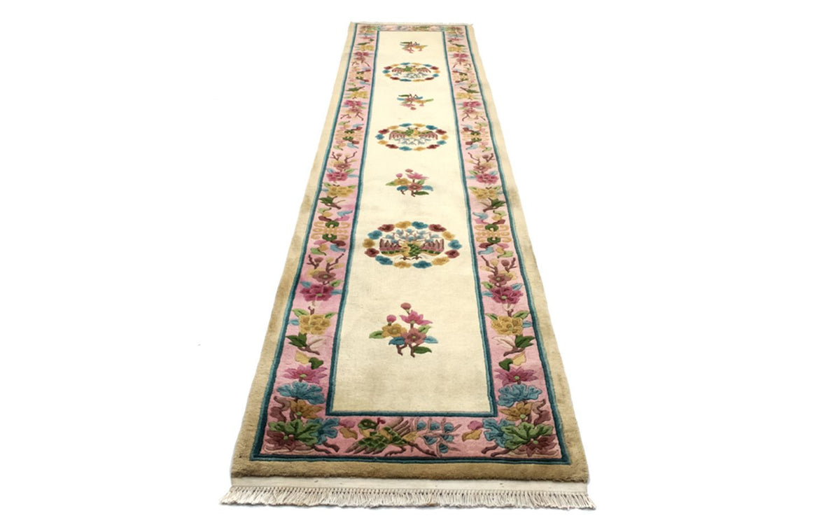 Runner Kina matta - 338 x 70 cm - beige