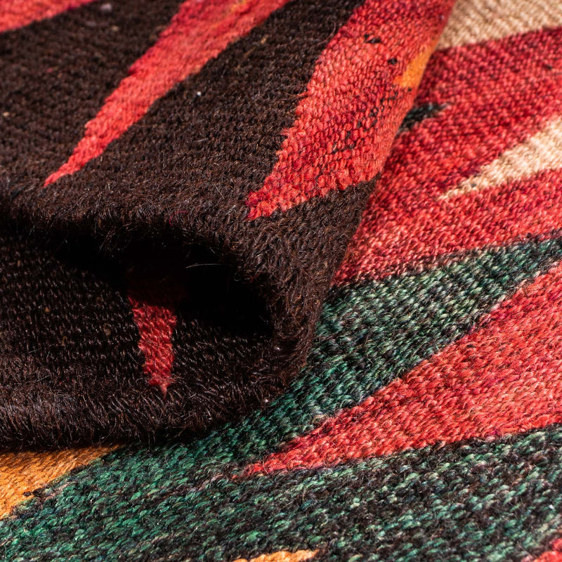 Kelim-matta - gammal - 130 x 90 cm - flerfärgad