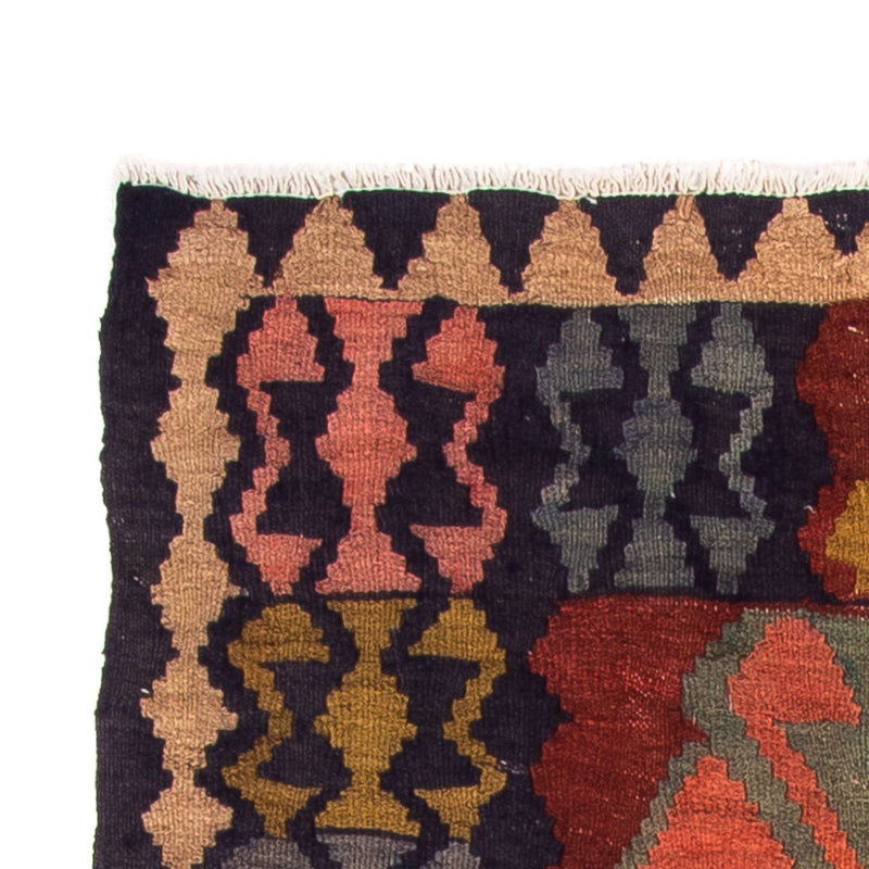 Runner Kelim-matta - gammal - 230 x 110 cm - flerfärgad