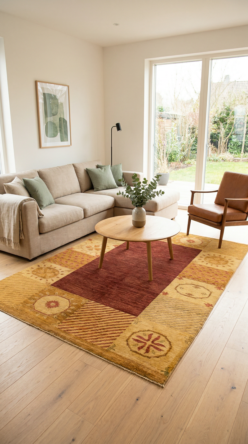 Ziegler Carpet - Modern - 256 x 179 cm - röd