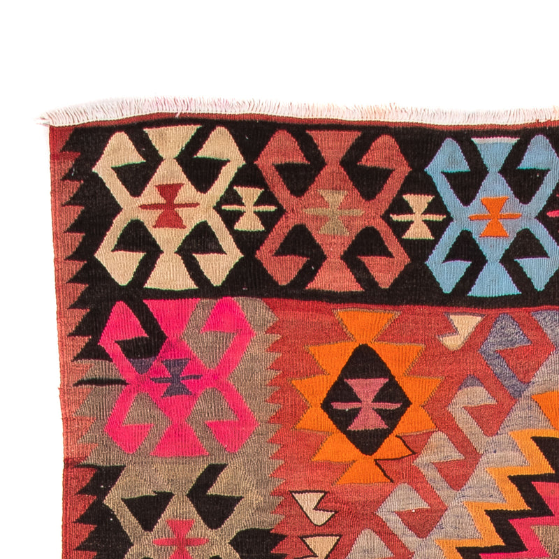 Runner Kelim-matta - gammal - 350 x 150 cm - flerfärgad