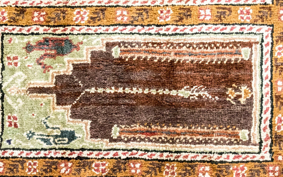 Sidenmatta - Kayseri - 104 x 66 cm - flerfärgad