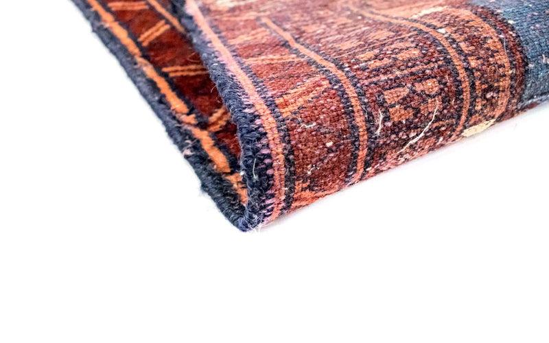 Afghansk matta - 69 x 46 cm - rost