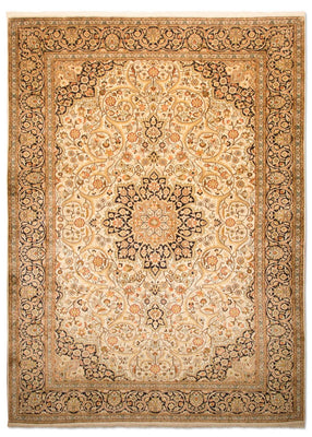 Sidenmatta - Kashmir Silk - 342 x 234 cm - beige