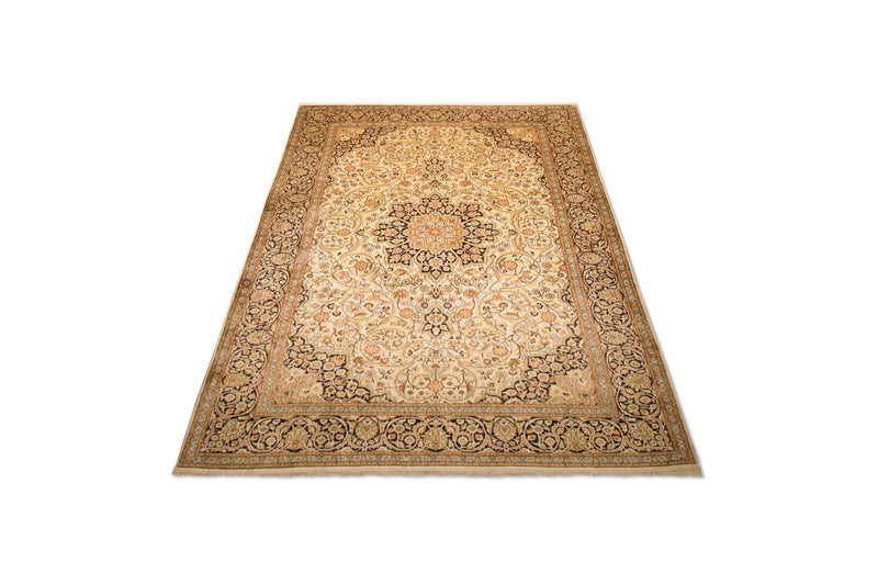 Sidenmatta - Kashmir Silk - 342 x 234 cm - beige