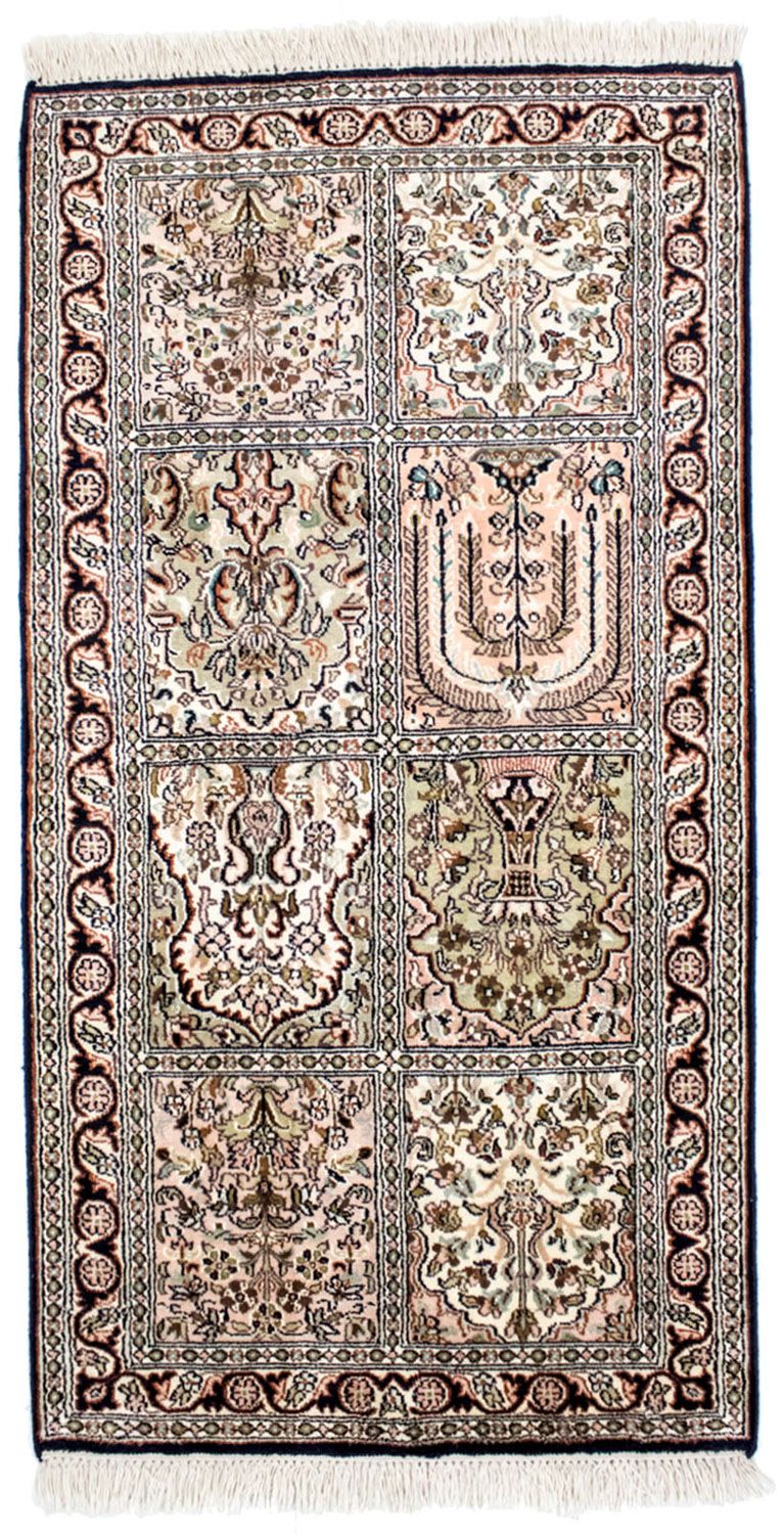 Sidenmatta - Kashmir Silk - 124 x 65 cm - flerfärgad