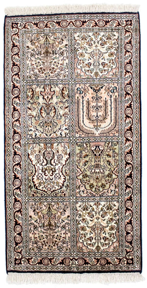 Sidenmatta - Kashmir Silk - 124 x 65 cm - flerfärgad