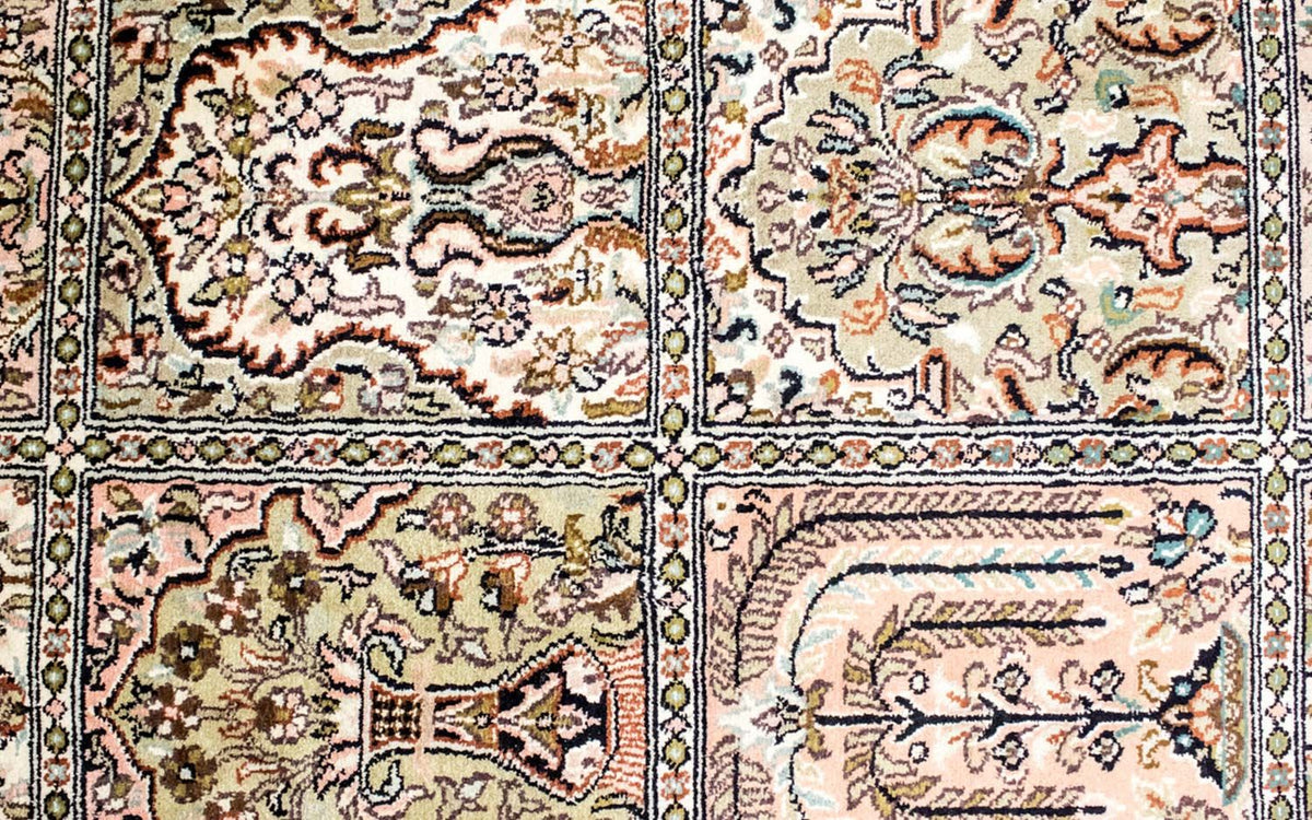 Sidenmatta - Kashmir Silk - 124 x 65 cm - flerfärgad