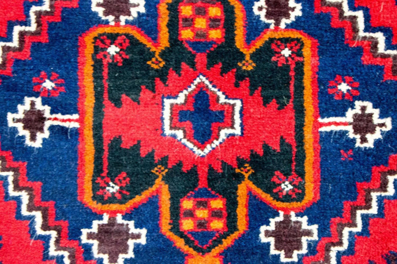 Baluch-matta - 125 x 72 cm - röd