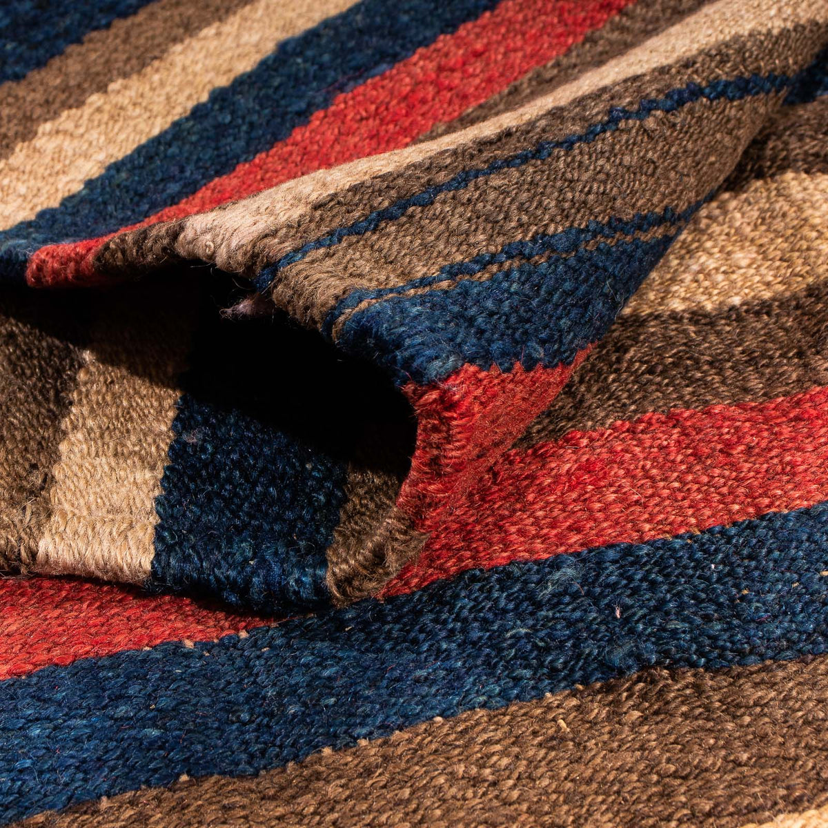 Kelim-matta - gammal - 220 x 120 cm - flerfärgad