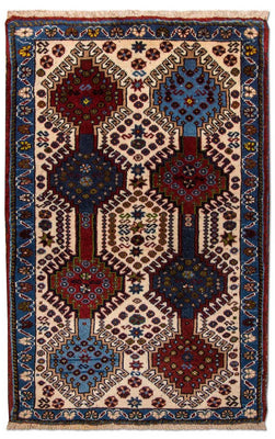 Persisk matta - Nomadic - 83 x 53 cm - beige