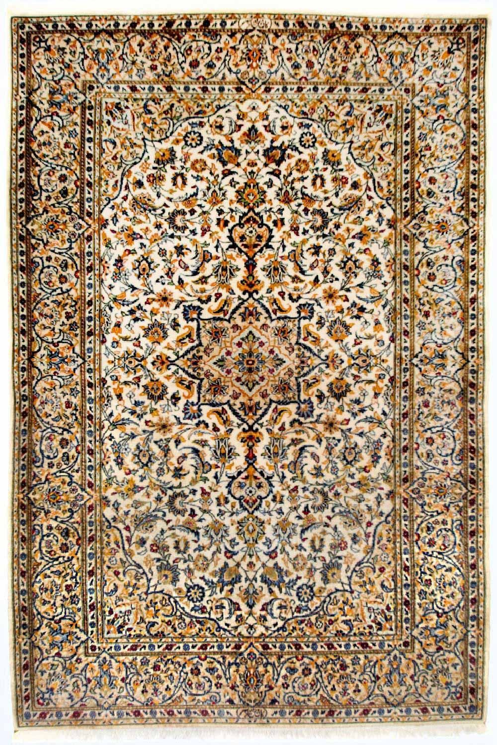 Persiska mattor - Keshan - 222 x 139 cm - beige