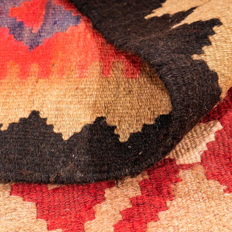 Runner Kelim-matta - gammal - 240 x 117 cm - flerfärgad