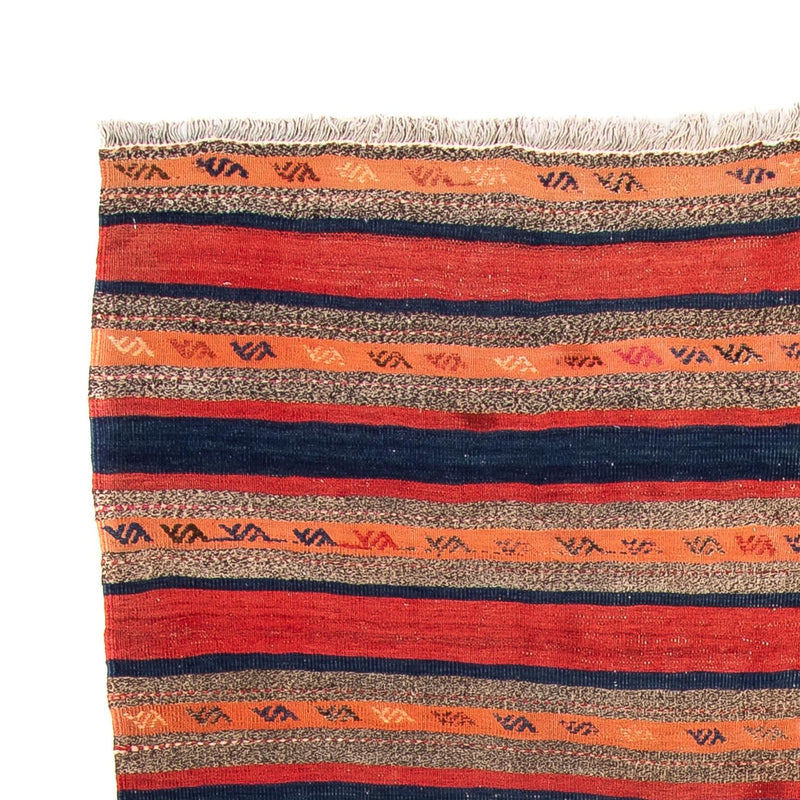 Runner Kelim-matta - gammal - 312 x 142 cm - flerfärgad