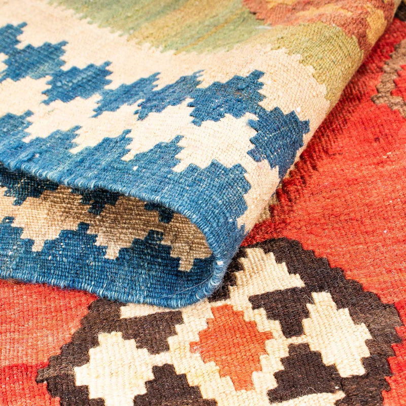 Kelim-matta - gammal - 230 x 150 cm - flerfärgad