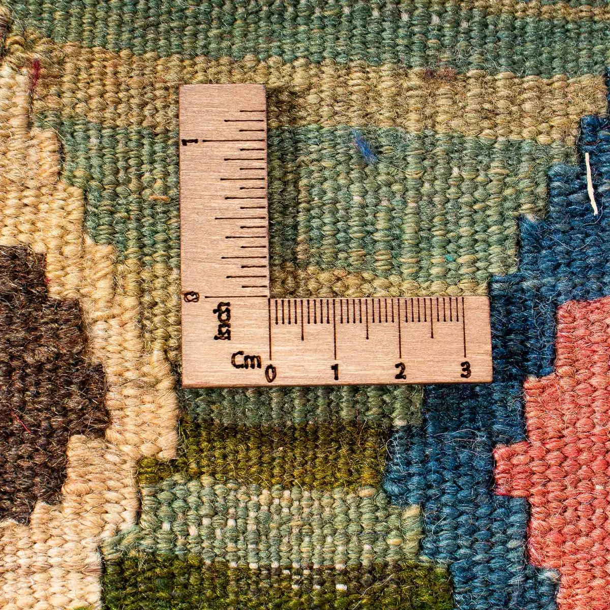 Kelim-matta - gammal - 230 x 150 cm - flerfärgad