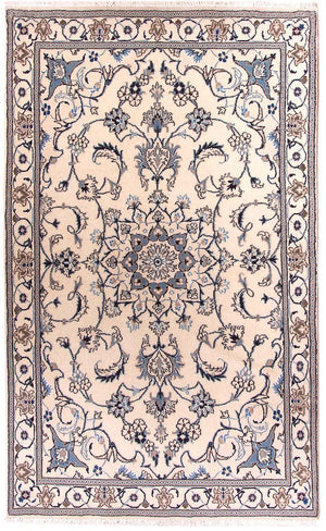 Persisk matta - Nain - 202 x 120 cm - beige