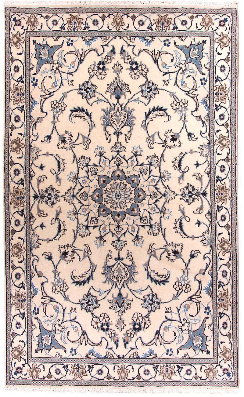 Persisk matta - Nain - 202 x 120 cm - beige