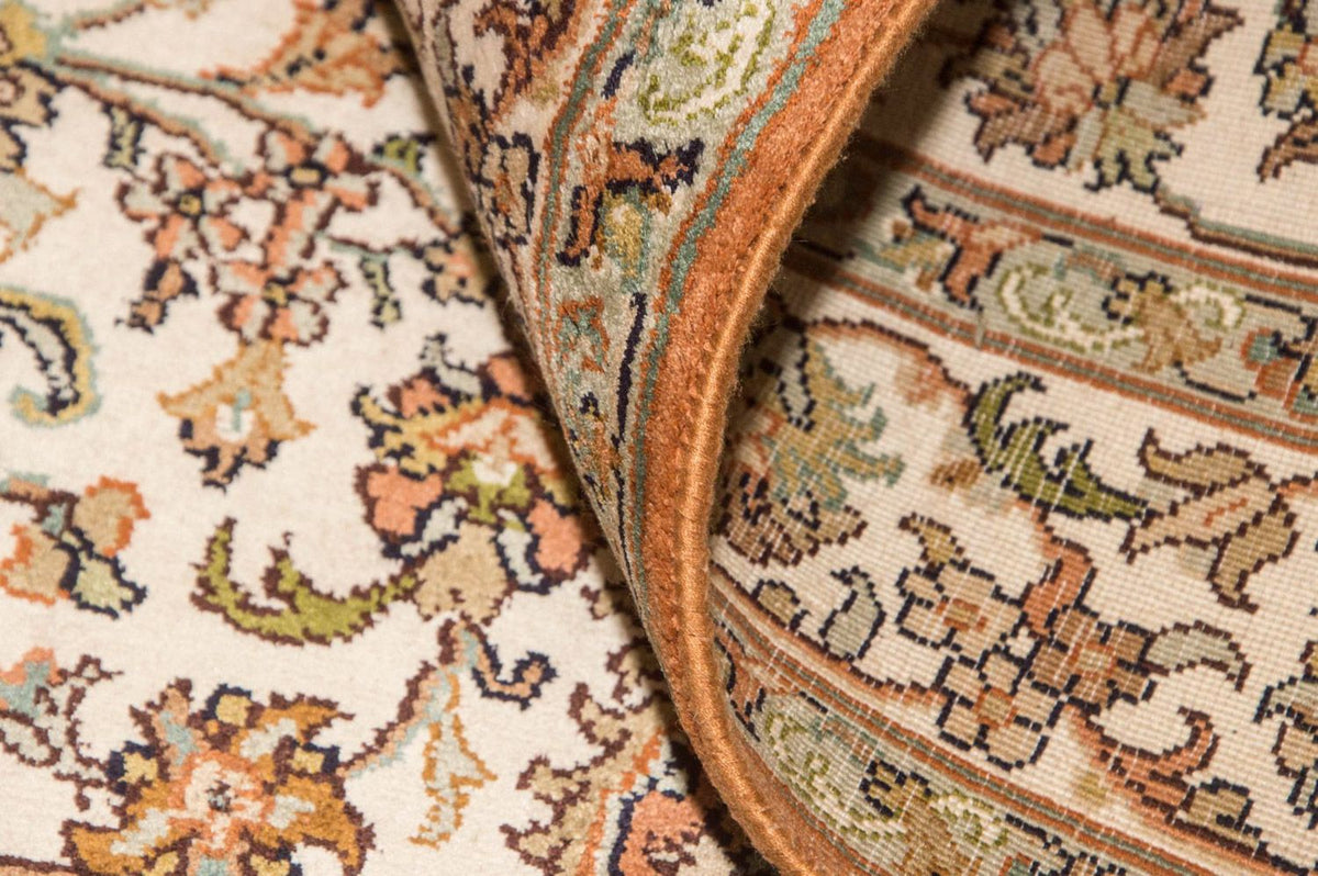 Sidenmatta - Kashmir Silk - 157 x 90 cm - beige