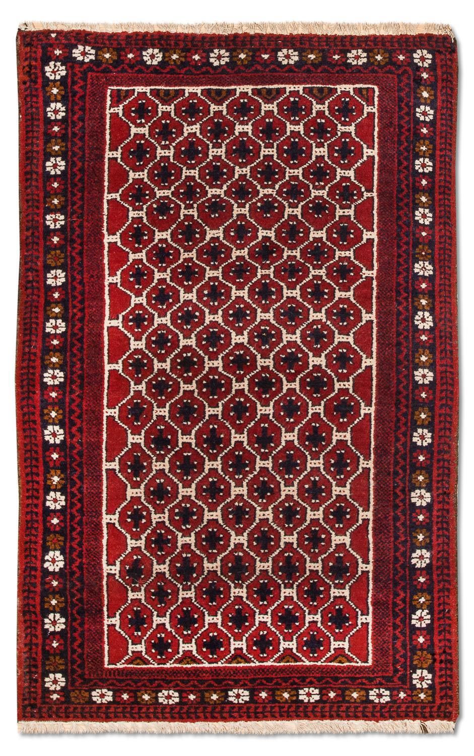 Baluch-matta - 131 x 79 cm - flerfärgad