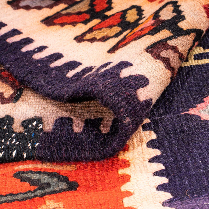 Kelim-matta - gammal - 295 x 185 cm - flerfärgad